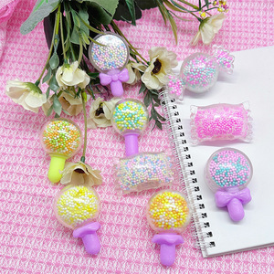 ลูกอมเม็ดกลิตเตอร์ TPR สีสันสดใส ขายดี ของเล่นบีบคลายเครียด ของขวัญส่งเสริมการขาย สำหรับเด็ก - Product Image 3