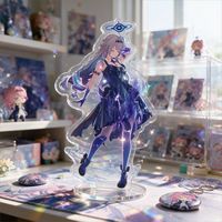 Nouvelle figurine de personnage Wuthering Waves en acrylique, modèle de standee, plaque décorative de dessin animé, décoration de bureau très esthétique