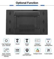 Pantalla LCD Interactiva Android Wifi OEM de Fábrica, 2K 4K, Montaje en Pared, Monitor de Pantalla Táctil de 27, 32, 43, 55, 65 Pulgadas