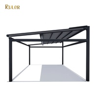 Auvent de terrasse étanche à télécommande pour toit rétractable électrique pliant, prix usine, en promotion