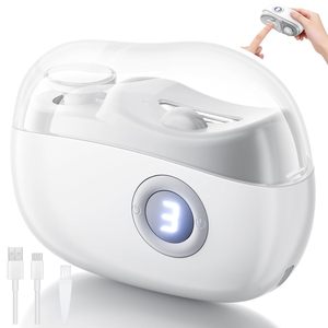 Cortauñas Eléctrico Automático <span class=keywords><strong>de</strong></span> 3 Velocidades Ajustables con Pantalla, para Adultos Mayores, Bebés, <span class=keywords><strong>Uñas</strong></span> <span class=keywords><strong>de</strong></span> Manos y <span class=keywords><strong>Pies</strong></span> - Product Image 1
