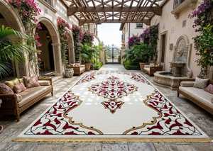 <b>Top</b> Quality Hand Knotted Rug Weave Handwoven Masterpiece Luxurious Wool Pile for Living Room <b>Bed</b> Room Rugs - Product Image 6