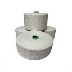 Good Quality Open End Recycled Cotton Polyester Blended <b>Yarn</b> Ne 10/1-Ne 21s/1 35% Regenerated Cotton Colored TC Knitting <b>Yarn</b> - Product Image 1