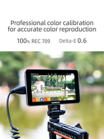Monitor Profesional SHIMBOL Vision Peng M5 Compatible con 1200 de Alto Brillo, Corrección de Color 4K, 100% REC709 DeltaE0.6