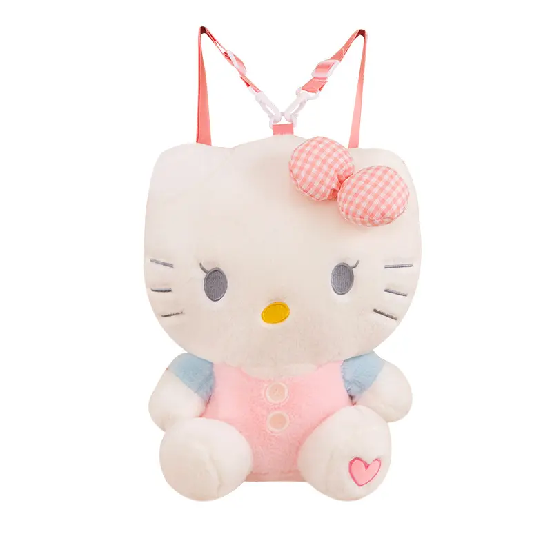 Милый мультяшный плюшевый рюкзак Hello Cat Kitty рюкзак сумка плюшевая игрушка кукла для детей