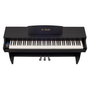Examen spécial professionnel utilisé Piano 88 touches marteau <span class=keywords><strong>lourd</strong></span> réponse tactile <span class=keywords><strong>clavier</strong></span> de support de Piano de bureau avec 3 pédales - Product Image 6
