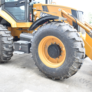 Venta Directa de Fábrica, Tractor de Ruedas 3CX 4CX, Maquinaria de Ingeniería, Mini Tractores para Jardín y Granja con Cortadora - Product Image 4