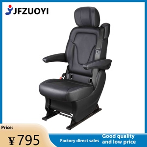Asiento de Aviación de Cuero para Conductor con Suspensión Giratoria y Absorción de Impactos para Modificación de Automóviles - Product Image 2