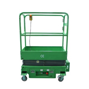 3M 4M tinggi Platform semi-elektrik Mini angkat gunting angkat untuk konstruksi <span class=keywords><strong>Lift</strong></span> Hoist - Product Image 6