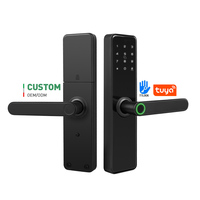 Application Tuya, serrure électronique digitale, sonnette, empreinte digitale, serrure de porte intelligente avec télécommande