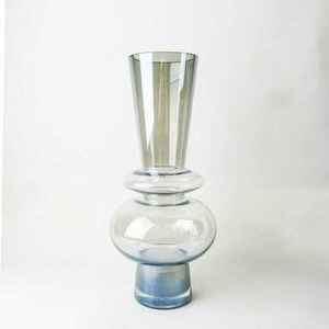 Confezione da 4 eleganti Mini grandi vasi di cristallo in stile piccolo in cristallo idroponico alti vasi di fiori per la decorazione della casa l19 xw19xh43cm - Product Image 1