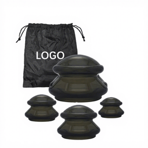 Kit de ventouses en silicone et Gua Sha pour thérapie par aspiration et raclage, masseur corporel complet pour le drainage des méridiens et la stimulation des points d'acupuncture - Product Image 3