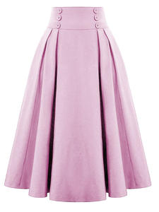 25 Nouvelles Jupes Décoratives Vintage <span class=keywords><strong>Empire</strong></span> à Couleurs Contrastées pour Femmes, Style Européen et Américain, Commerce Extérieur eBay AliExpress, Polyvalentes - Product Image 1