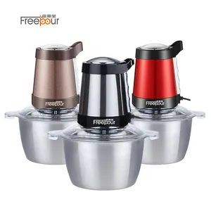 Hot Selling Stainless Steel Vegetable Meat Processor Electric Chopper Mini Food Chopper