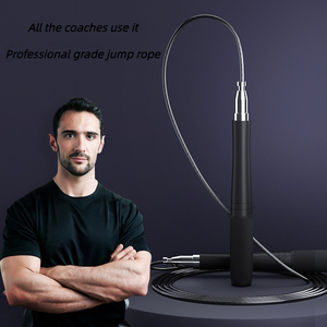 Exercice lourd Firness Weighted Training Corde à sauter personnalisée Corde à sauter en fil <span class=keywords><strong>de</strong></span> PVC - Product Image 5