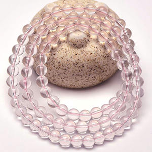 Bracciali in Cristallo <span class=keywords><strong>Rosa</strong></span> Naturale di Alta Qualità con Tre Anelli a <span class=keywords><strong>Stella</strong></span> in Quarzo <span class=keywords><strong>Rosa</strong></span> in Vendita - Product Image 2