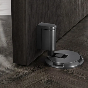 Nuevo Tope de Puerta Mecánico de Aleación de Zinc, Resistente, Sin Perforaciones, Sujetador de Puerta Ajustable, Herraje para Muebles - Product Image 1