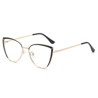 Lunettes de vue tendance 2026 avec logo personnalisé, lunettes de myopie bon marché, lunettes de soleil œil de chat, lunettes de protection contre la lumière bleue, monture de lunettes de créateur