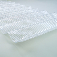 Plaque en polycarbonate prismatique ondulée anti-bruit et anti-reflet BH