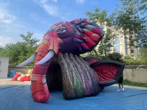 Elefante Ganesha Inflable Gigante con Luz LED Personalizada para Festivales de Música, Escenarios de Fiestas, Globo Aerostático de Teatro de Globo Aerostático - Product Image 2