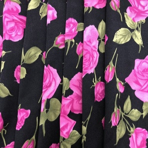 Échantillon gratuit de fleurs design en gros prix bon marché 100% vraie <span class=keywords><strong>soie</strong></span> 14mm tissu imprimé satiné extensible - Product Image 6