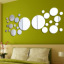 Removable Acrylic <strong>Setting</strong> Wall Sticker Decal <strong>Mirror</strong> for Home Living Room Bedroom Decor (Round Circle, 32 Pieces) - Product Image 6