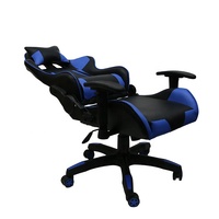 Vente directe du fabricant, chaise de bureau pivotante à dossier haut, avec accoudoirs réglables, LED RGB, en cuir PU, chaise de jeu
