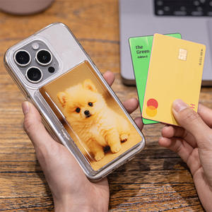 [pluslook] Mag Tab Magnetic Slim <b>Phone</b> Wallet Stand Card <b>Holder</b> for iPhone with Secure <b>Grip</b> and Quick Release Card System - Product Image 1