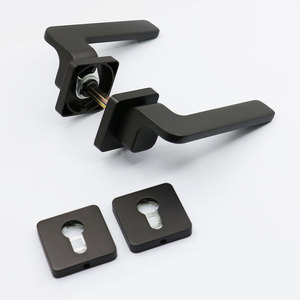 قفل باب أسود من النوع المنقسم الصامت على الطراز الأوروبي من الولايات المتحدة بتصميم عصري - Product Image 4