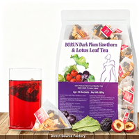 Tisane Rafraîchissante aux Fleurs en Sachets (180g, 6x30 Sachets) pour la Perte de Poids et l'Amincissement, à Préparer à l'Eau Chaude ou Froide