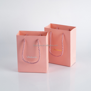 Bolsas de Papel Kraft Resistentes y Reciclables de Lujo, Color Rosa, 12x5.7x1.6cm, para Boutique, Negocios, Manualidades, Regalos, Cumpleaños - Product Image 3