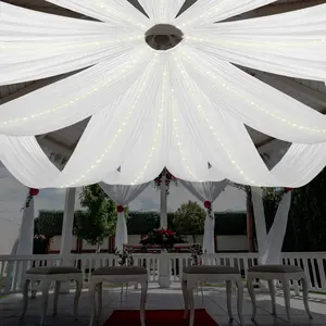 Свадебные потолочные шторы из полиэстера