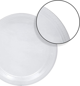 Hot Selling Disposable <b>Plastic</b> Plates Heavy Duty Clear for Catering Services - Product Image 4