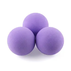 Bolas de pit bolas grandes de espuma macia personalizadas para crianças, bolas engraçadas para treinamento de animais de estimação, 60 mm