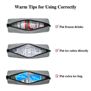 Sac à bandoulière isotherme en polyester imperméable et robuste pour le camping et le golf, étui portable pour <span class=keywords><strong>bière</strong></span> et boissons - Product Image 5