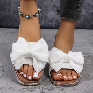 Sandalias Planas con Lazo para Mujer, Estilo Europeo y Estadounidense, Comercio Exterior Transfronterizo, Novedad - Product Image 2