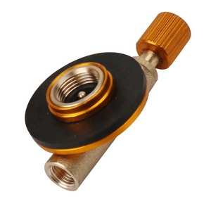 Valvola di controllo Cartuccia di <span class=keywords><strong>Gas</strong></span> da campeggio stufa a <span class=keywords><strong>gas</strong></span> collegare adattatore in ottone Accessori Per Esterni - Product Image 2