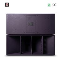 Sistema de Altavoces Line Array Profesional LS-221 con Doble Subwoofer de 21 Pulgadas y 3000W, Subwoofer de Alta Potencia para DJ y Eventos al Aire Libre