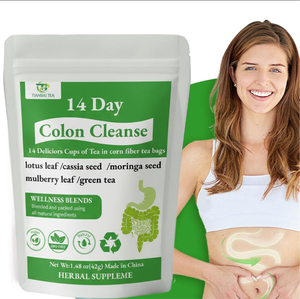 Supporto biologico per disintossicazione da tè Detox da 14 giorni per la salute intestinale dimagrante per la pancia dimagrante certificato ISO confezionato in busta sfusa - Product Image 6