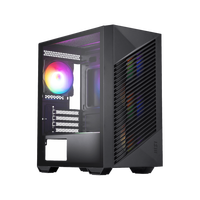 MSI PRO FORGE M050A casing Desktop game Mini-Tower casing Desktop micro-atx/ITX MB mendukung pendingin Radiator 360mm dengan USB 5Gbs