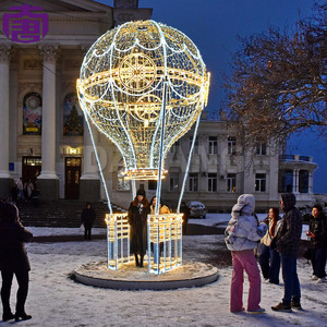 Outdoor Christmas <b>Led</b> Hot Air Balloon Motif <b>Lights</b> Customizable Color Easy Installation <b>Shopping</b> Mall Street Decorations Ip65 - Product Image 5