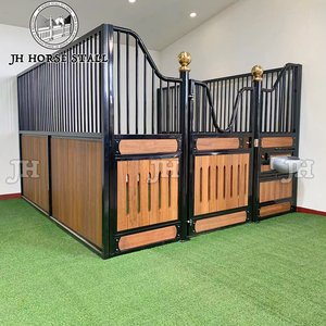 Лидер продаж на фабрике в Швеции, роскошный дизайн, высокое качество, индивидуальная Конская стабильная бамбуковая начинка с фидером, оборудование для лошадей - Product Image 2