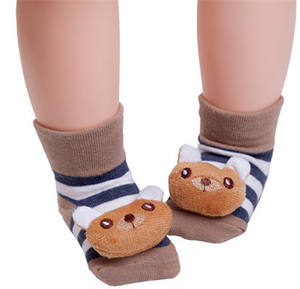 कस्टम पकड़ बच्चों के लिए शानदार कपास गैर पर्ची नवजात कार्बनिक मोजे बच्चों - Product Image 4