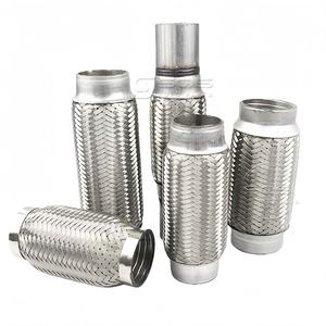 Tuyau flexible d'<span class=keywords><strong>échappement</strong></span> de haute qualité SQS OEM/ODM 42/<span class=keywords><strong>45</strong></span>/48*200 <span class=keywords><strong>mm</strong></span>, connecteur de tuyau flexible pour système d'<span class=keywords><strong>échappement</strong></span> de voiture, tuyau flexible d'<span class=keywords><strong>échappement</strong></span> - Product Image 1