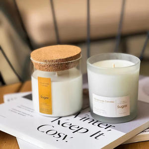 AIKUN Strong Fragrance Essential Oil Glass Candle Scented Candle Jar Candle For Aromatherapy Use Wholesale - Product Image 3