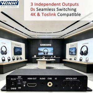 Solution de démonstration audio haute fidélité <span class=keywords><strong>Samsung</strong></span> Store avec 3 sorties optiques indépendantes <span class=keywords><strong>pour</strong></span> comparaison individuelle des enceintes - Product Image 1