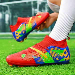 Nuove <span class=keywords><strong>scarpe</strong></span> <span class=keywords><strong>da</strong></span> <span class=keywords><strong>calcio</strong></span> giovanili transfrontaliere con borchie lunghe e piccole per tutte le stagioni taglie 35-46 Unisex in gomma - Product Image 2