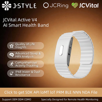 JCVital 2501 SDK APL OEM ODM Pulsera Inteligente de Actividad y Salud con Monitor de Frecuencia Cardíaca y SpO2, Seguimiento Remoto de Salud