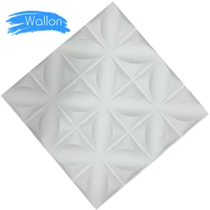 Los últimos paneles de pared decorativos interiores de PVC 3D Desgin