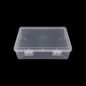Plastic <b>Storage</b> <b>Box</b> Rectangle 1950 Covered Organizing Container For Parts Jewelry Samples Stationery - Product Image 1